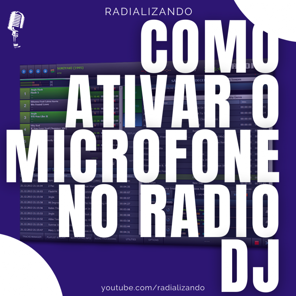 Como ativar o microfone no Rádio DJ