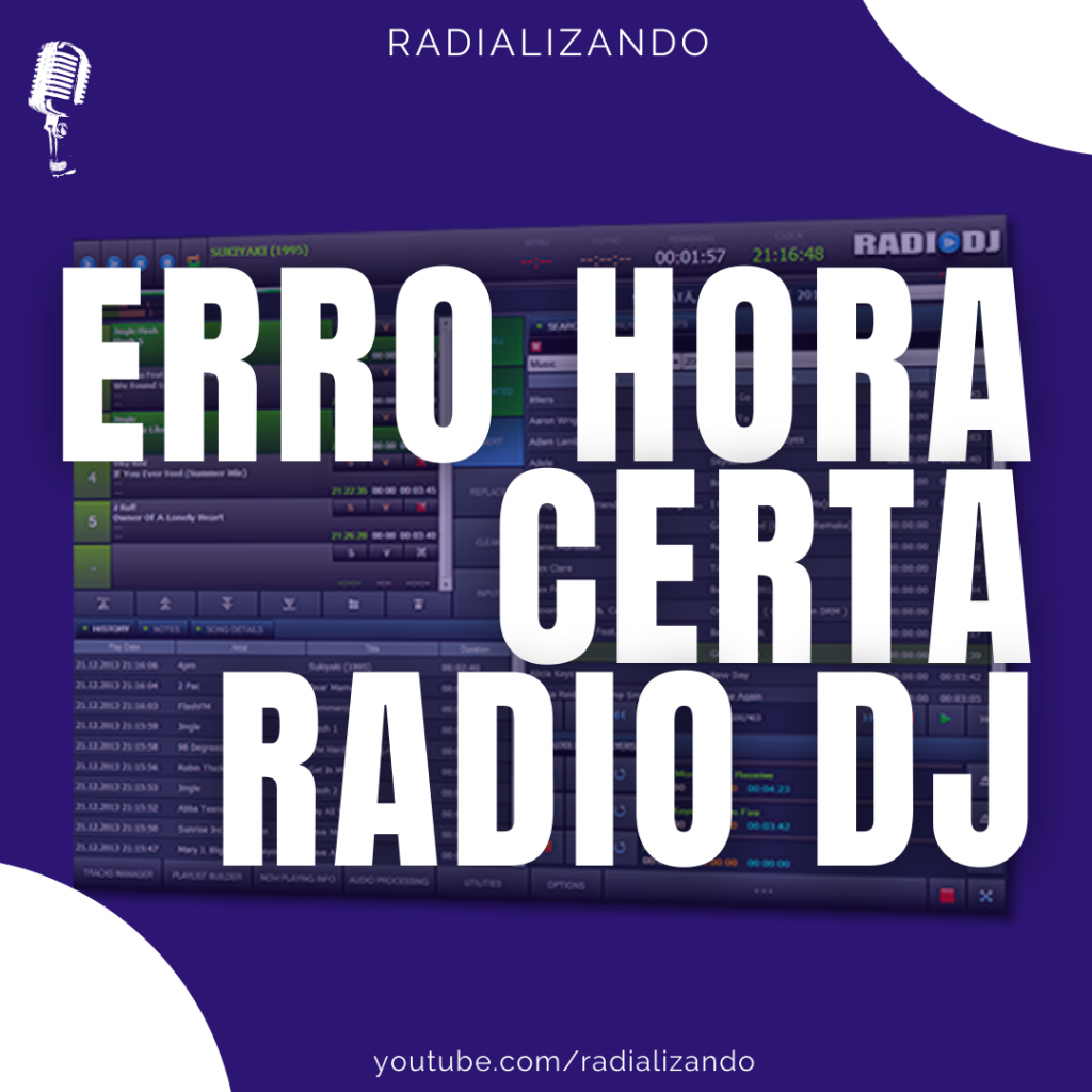Erro hora certa Rádio DJ